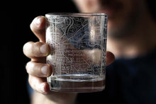 Load image into Gallery viewer, Ann Arbor City Map Glass (Set of 2)