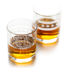Load image into Gallery viewer, Chicago City Map Glass (Set of 2)