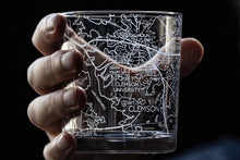Load image into Gallery viewer, Clemson City Map Glass (Set of 2)