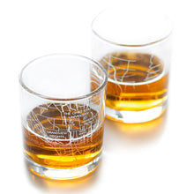 Load image into Gallery viewer, Columbus City Map Glass (Set of 2)
