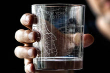 Load image into Gallery viewer, New York City Map Glass (Set of 2)
