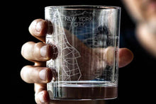 Load image into Gallery viewer, New York City Map Glass (Set of 2)