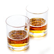 Load image into Gallery viewer, Tempe City Map Glass (Set of 2)