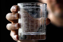 Load image into Gallery viewer, Tempe City Map Glass (Set of 2)