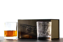 Load image into Gallery viewer, Washington DC City Map Glass (Set of 2)