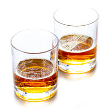 Load image into Gallery viewer, Madison City Map Glass (Set of 2)