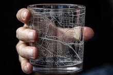 Load image into Gallery viewer, Baton Rouge City Map Glass (Set of 2)
