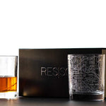 Ann Arbor City Map Glass (Set of 2)