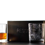 Boston City Map Glass (Set of 2)