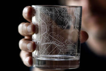 Load image into Gallery viewer, Boston City Map Glass (Set of 2)
