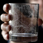 Boston City Map Glass (Set of 2)