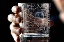 Load image into Gallery viewer, Columbus City Map Glass (Set of 2)
