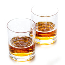 Load image into Gallery viewer, Tempe City Map Glass (Set of 2)
